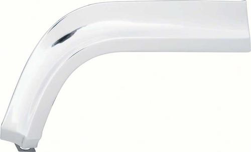 1963 Chevrolet Impala/Caprice/Bel Air UPPER FRONT FENDER EYEBROW MOLDING; RH PASSENGER SIDE | 3827132