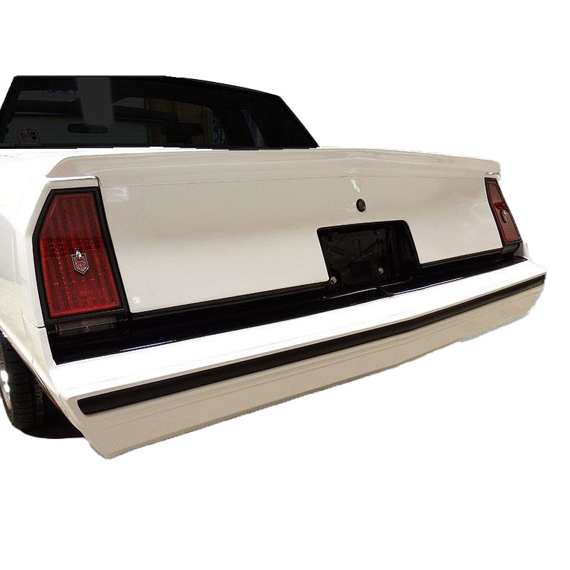1983 Chevrolet Monte Carlo REPRODUCTION REAR BUMPER LOWER GLOSS BLACK TRIM SET | BP10076M