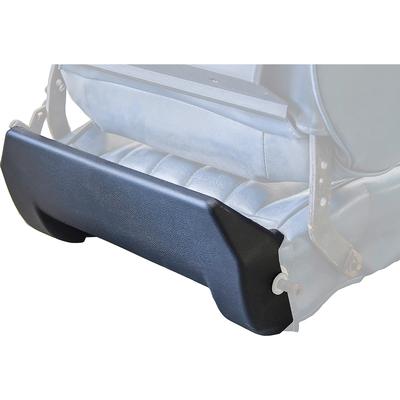 1980 Buick Full Size & Riviera BUCKET SEAT REAR BOTTOM FRAME COVERS; BLACK; PAIR; VARIOUS MODELS | 9640479