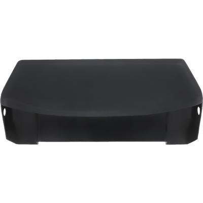 1978 Chevrolet Monza/Vega BUCKET SEAT REAR BOTTOM FRAME COVERS; BLACK; PAIR; VARIOUS MODELS | 9640479