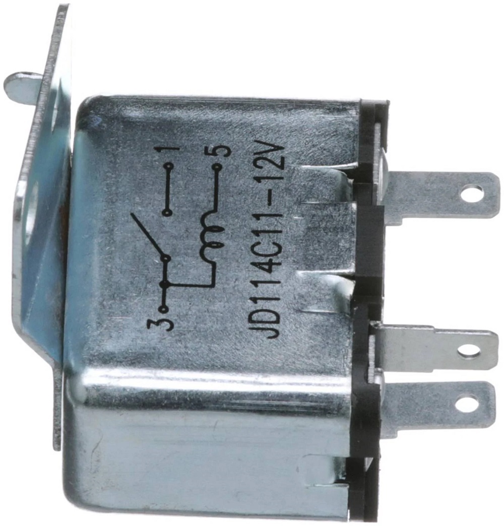 1966 Mopar Dodge/Chrysler/Plymouth HORN RELAY; 3-PRONG; 12 VOLT; WITH MALE BLADE STYLE CONNECTORS | EL10003J