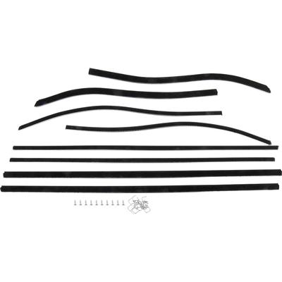 1958 Chevrolet Impala/Caprice/Bel Air DOOR & QUARTER WINDOW WINDOWFELT WEATHERSTRIP SET; 2 DOORS; CONVERTIBLE; OEM STYLE; 8 PIECE SET | WS10039P