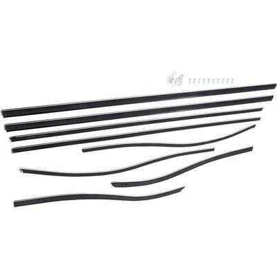 1958 Chevrolet Impala/Caprice/Bel Air DOOR & QUARTER WINDOW WINDOWFELT WEATHERSTRIP SET; 2 DOORS; CONVERTIBLE; OEM STYLE; 8 PIECE SET | WS10039P