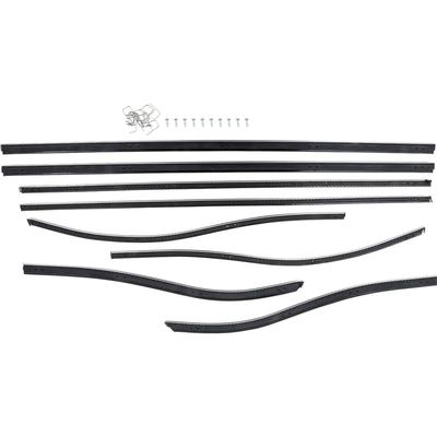 1958 Chevrolet Impala/Caprice/Bel Air DOOR & QUARTER WINDOW WINDOWFELT WEATHERSTRIP SET; 2 DOORS; CONVERTIBLE; OEM STYLE; 8 PIECE SET | WS10039P