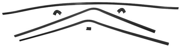 1970 Mopar Dodge/Chrysler/Plymouth INTERIOR REAR WINDOW MOLDING SET; 6 PIECE SET | XP10009J