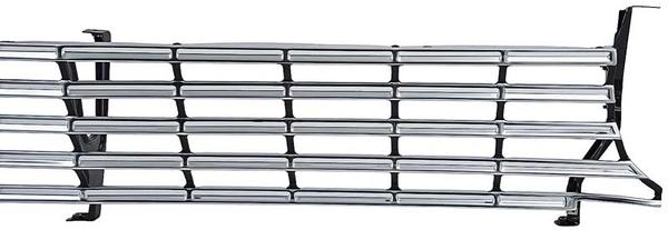 1963 Chevrolet Nova/Chevy II FRONT GRILL ASSEMBLY; WITH PRE-INSTALLED MOUNTING BRACKETS | 3833312
