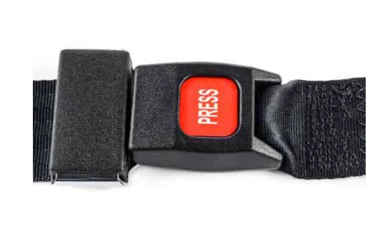 Chevrolet Impala/Caprice/Bel Air UNIVERSAL PUSH BUTTON LAP SEAT BELTS BLACK - EACH | IN10189Z