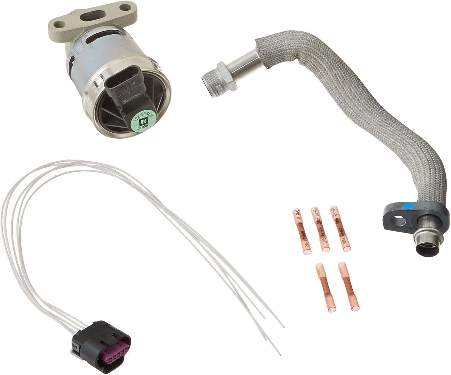 2005 Miscellaneous EXHAUST GAS RECIRCULATION (EGR) VALVE KIT WITH PIPE, CONNECTORS, AND GASKET (05-06 BUICK TERRAZA; CHEVROLET UPLANDER; PONTIAC MONTANA; SATURN RELAY; BUICK RENDEZVOUS) | 89018174