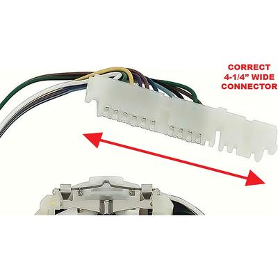 1984 Chevrolet El Camino TURN SIGNAL SWITCH; 10-PIN; 4-1/4