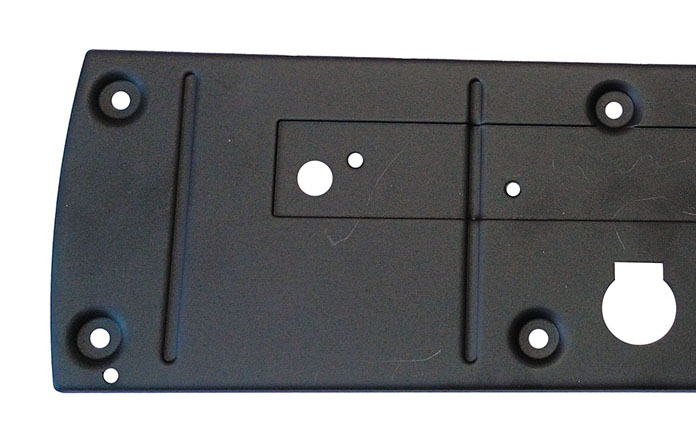 1969 Oldsmobile Full Size CONSOLE DOOR INNER PLATE; AUTOMATIC; GM 394918 | 394918
