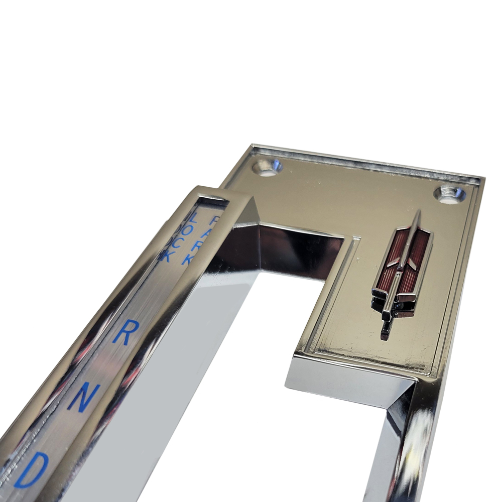 1970 Oldsmobile Cutlass/442/F85 AUTOMATIC DUALGATE TOP PLATE FOR HURST SHIFTER (WITHOUT WOOD GRAIN) | CP10051T