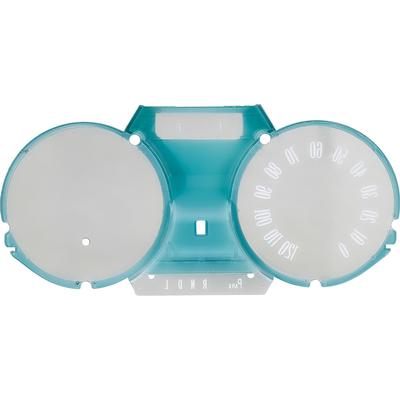 1966 Oldsmobile Cutlass/442/F85 DASH INSTRUMENT PANEL LENS; FOR RALLY PACK GAUGES GM 6458480 | 6458480