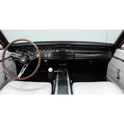 1968 Mopar Dodge/Chrysler/Plymouth URETHANE DASH PAD W/ CORRECT MADRID GRAIN - BLACK (GTX / PLYMOUTH) | IN10031J