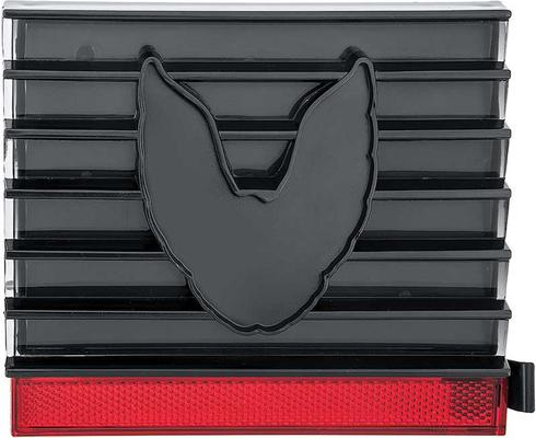 1979 Pontiac Firebird/TransAm FUEL DOOR ASSEMBLY; WITH SPRING AND BRACKET; SMOKE. | 5973205