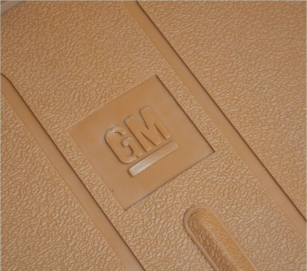 1982 Pontiac Grand Prix 69-UP RUBBER FLOOR MATS - SET OF 4 FACTORY RUBBER GM OEM STYLE FLOOR MATS (TAN) | IN11159Z