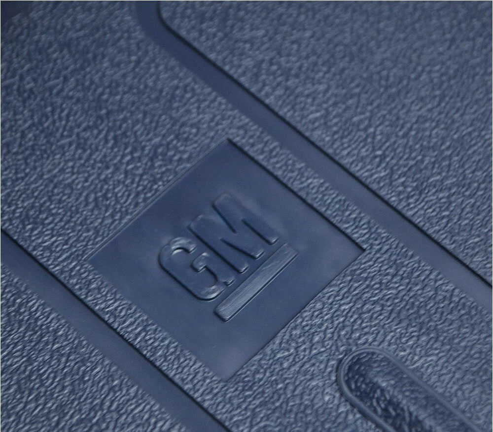 1981 Pontiac Grand Prix 69-UP RUBBER FLOOR MATS - SET OF 4 FACTORY RUBBER GM OEM STYLE FLOOR MATS (DARK BLUE) | IN11163Z