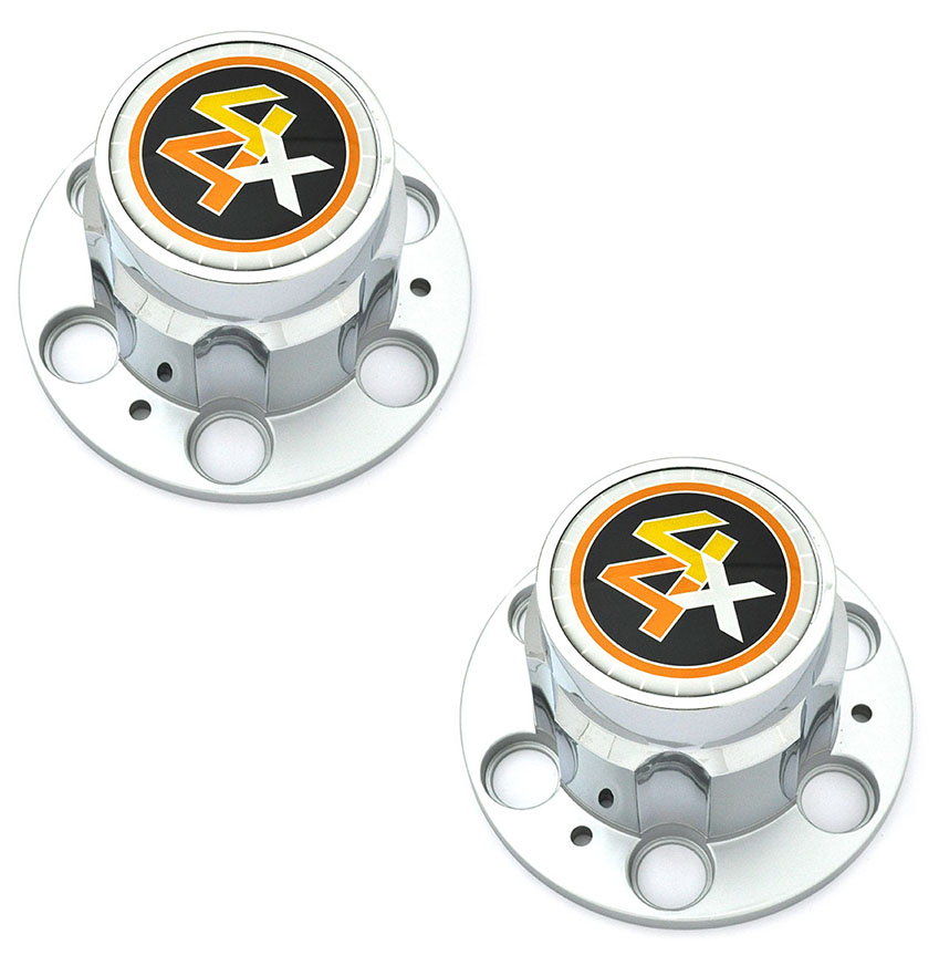 1990 GM Truck REAR HUB CAP; 4 X 4; 6 LUG;PAIR | WT10020K