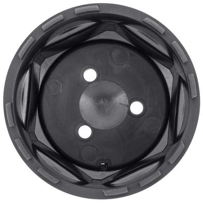 1973 Chevrolet Nova/Chevy II ALLOY WHEEL CENTER CAP; BLACK; ZERO OFFSET WHEEL; EACH | 10097583