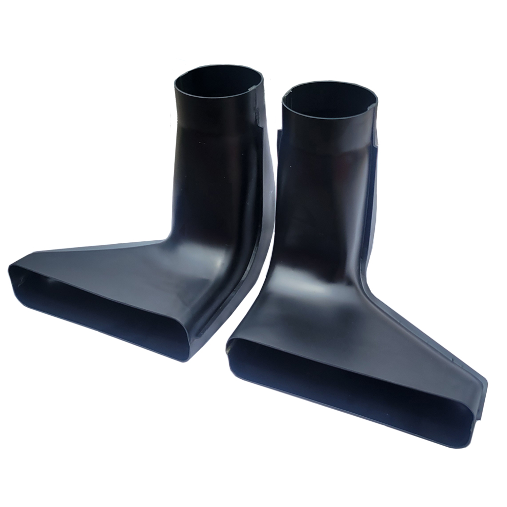 1969 Oldsmobile Cutlass/442/F85 RAM AIR UNDER BUMPER SCOOPS PLASTIC - PR MADE IN THE USA | CW1768T
