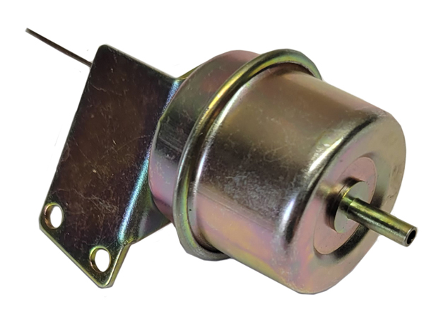 1972 Oldsmobile Cutlass/442/F85 OAI VACUUM MOTOR (GOLD CADMIUM PLATED - ATTACHES TO PLASTIC RAM AIR UPPER PART. MADE LIKE ORIGINAL) | CW1780T