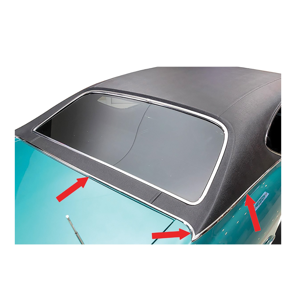 1968 Chevrolet Chevelle/Malibu VINYL TOP MOLDING SET (7 PIECE KIT) NEW | XP4756V