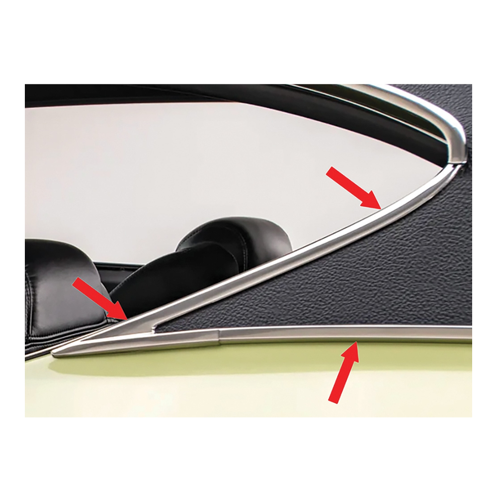 1968 Chevrolet Chevelle/Malibu VINYL TOP MOLDING SET (7 PIECE KIT) NEW | XP4756V