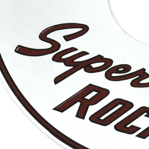 1966 Oldsmobile Cutlass/442/F85 SUPER ROCKET AIR CLEANER DECAL (2-V) 7 1/2 (SILVER) (D00169) | DC1865T