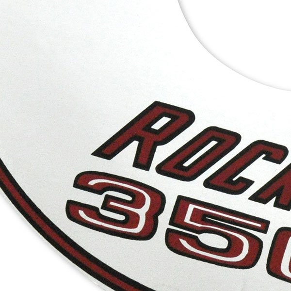 1968 Oldsmobile Cutlass/442/F85 ROCKET 350 (2V) AIR CLNR DECAL 8 SILVER  (D00163) | DC1878T