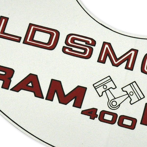 1969 Oldsmobile Cutlass/442/F85 RAM ROD 400 AIR CLEANER DECAL  (D00004) | DC1892T
