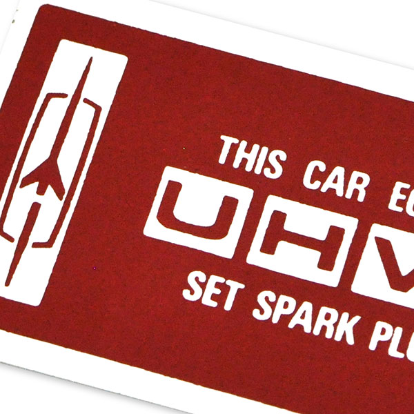 1967 Oldsmobile Cutlass/442/F85 UHV IGNITION DECAL (DO0140) | DC2082T