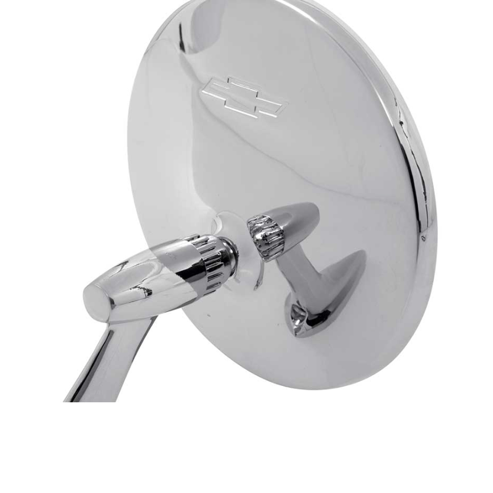 1964 Chevrolet Chevelle/Malibu OUTSIDE CHROME MIRROR WITH BOWTIE (FITS LH & RH) - EA | XP5862C