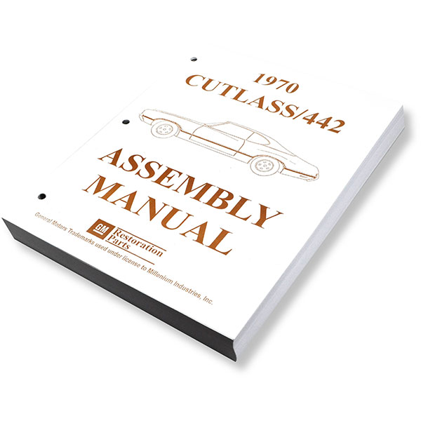 1970 Oldsmobile Cutlass/442/F85 ASSEMBLY MANUAL CUTLASS | BK1042T