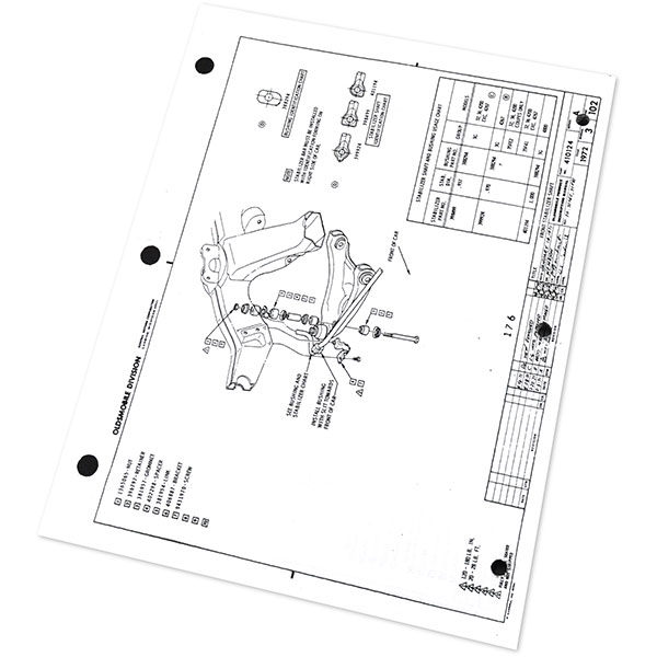 1972 Oldsmobile Cutlass/442/F85 ASSEMBLY MANUAL CUTLASS | BK1044T