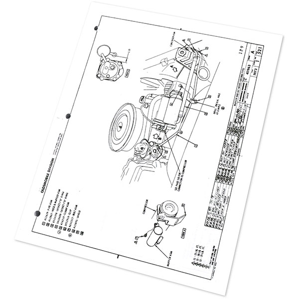 1973 Oldsmobile Cutlass/442/F85 ASSEMBLY MANUAL CUTLASS | BK1045T