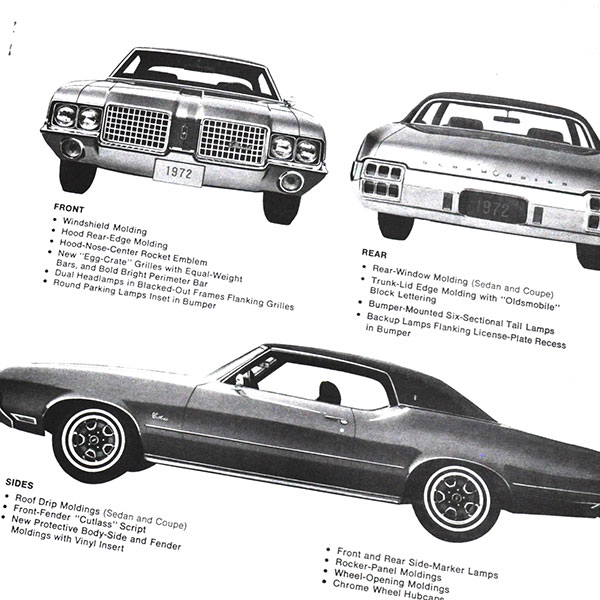 Details about   1972 Oldsmobile Cutlass F85 442 W30 assembly manual 