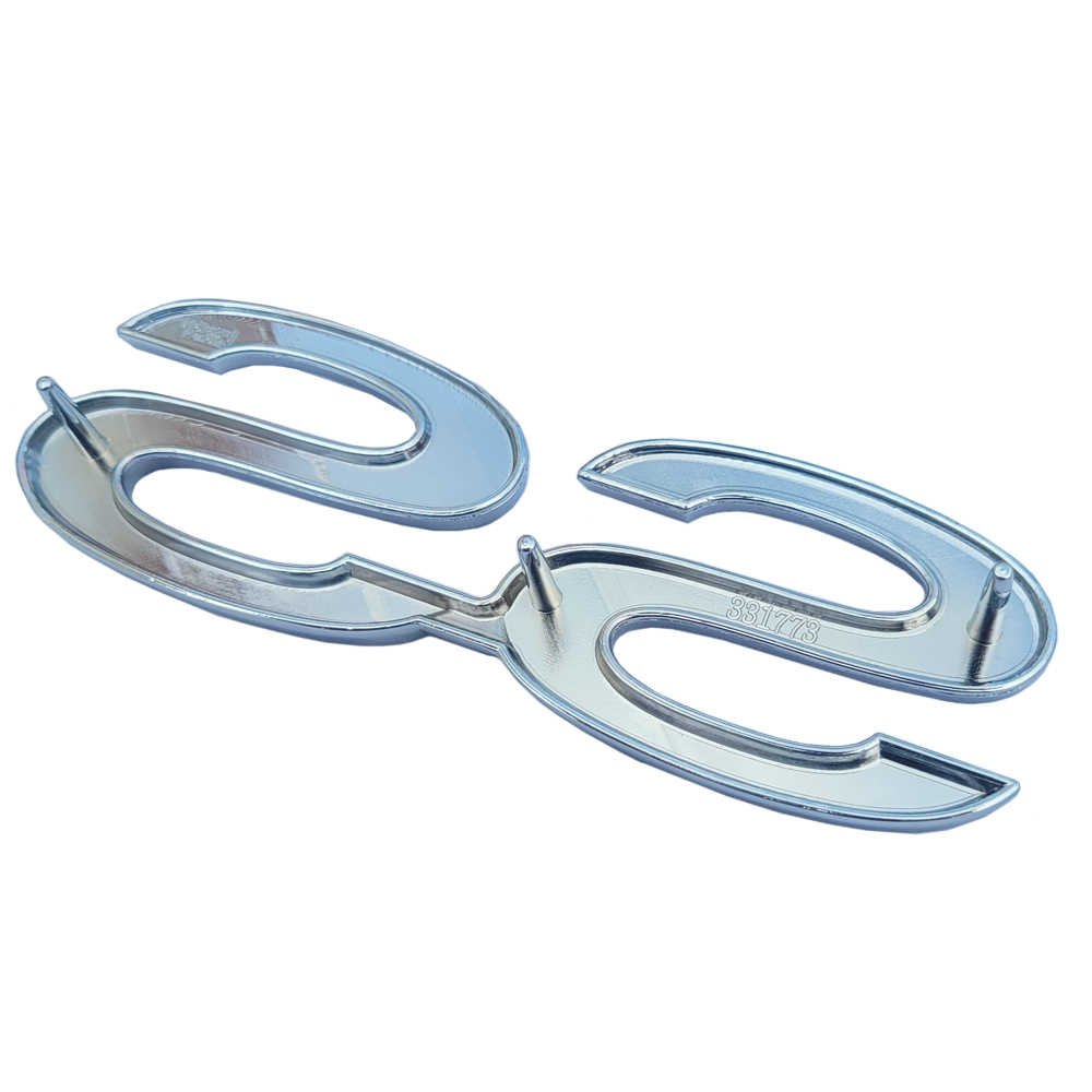 1974 Chevrolet Nova/Chevy II FRONT FENDER EMBLEM WITH 3 MOUNTING STUDS (SS) - EA | EM1990C