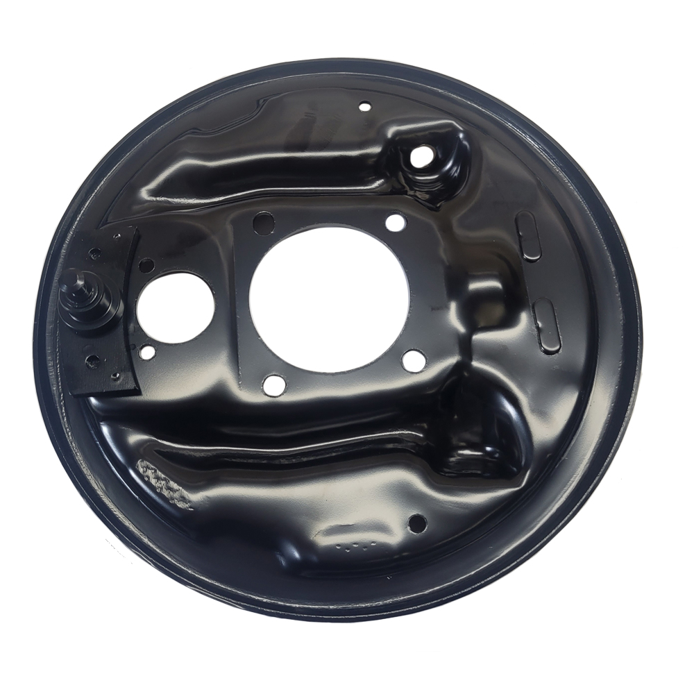 1965 Chevrolet Nova/Chevy II REAR DRUM BACKING PLATE - RH - (REPLACES GM # 18014440, 18014441, 5469279, 2620563, 2620564, 18002387, AND 18002388 WHICH USE A LEFT AND RIGHT BACKING PLATE, NOT A UNIVERSAL STYLE) | BR1409Z