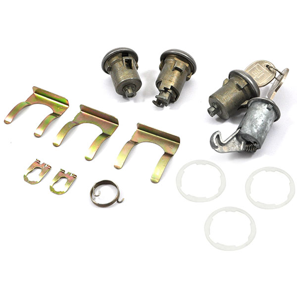 1963 Chevrolet Nova/Chevy II GLOVEBOX, TRUNK & DOOR LOCK KIT - LATER KEY 170 | KL2686N