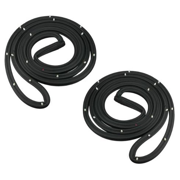 1964 Chevrolet Chevelle/Malibu DOOR WEATHERSTRIPS WITH CLIPS, 4 DOOR SEDAN REAR DOORS - PR | WS4406Z