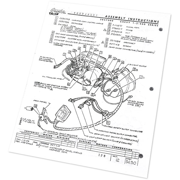 1964 Chevrolet Nova/Chevy II ASSEMBLY MANUAL Chevrolet Nova/Chevy II