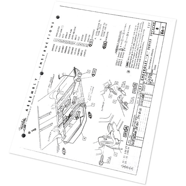 1971 Chevrolet Nova/Chevy II ASSEMBLY MANUAL | BK1059N