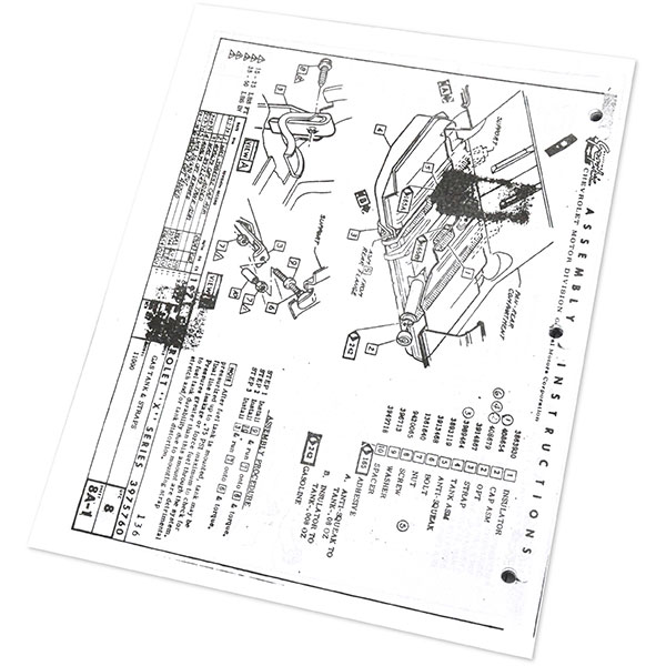1971 Chevrolet Nova/Chevy II ASSEMBLY MANUAL | BK1059N