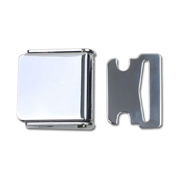 1968 Pontiac GTO/LeMans/Tempest CHROME FLIP STYLE LAP BELT, GREEN