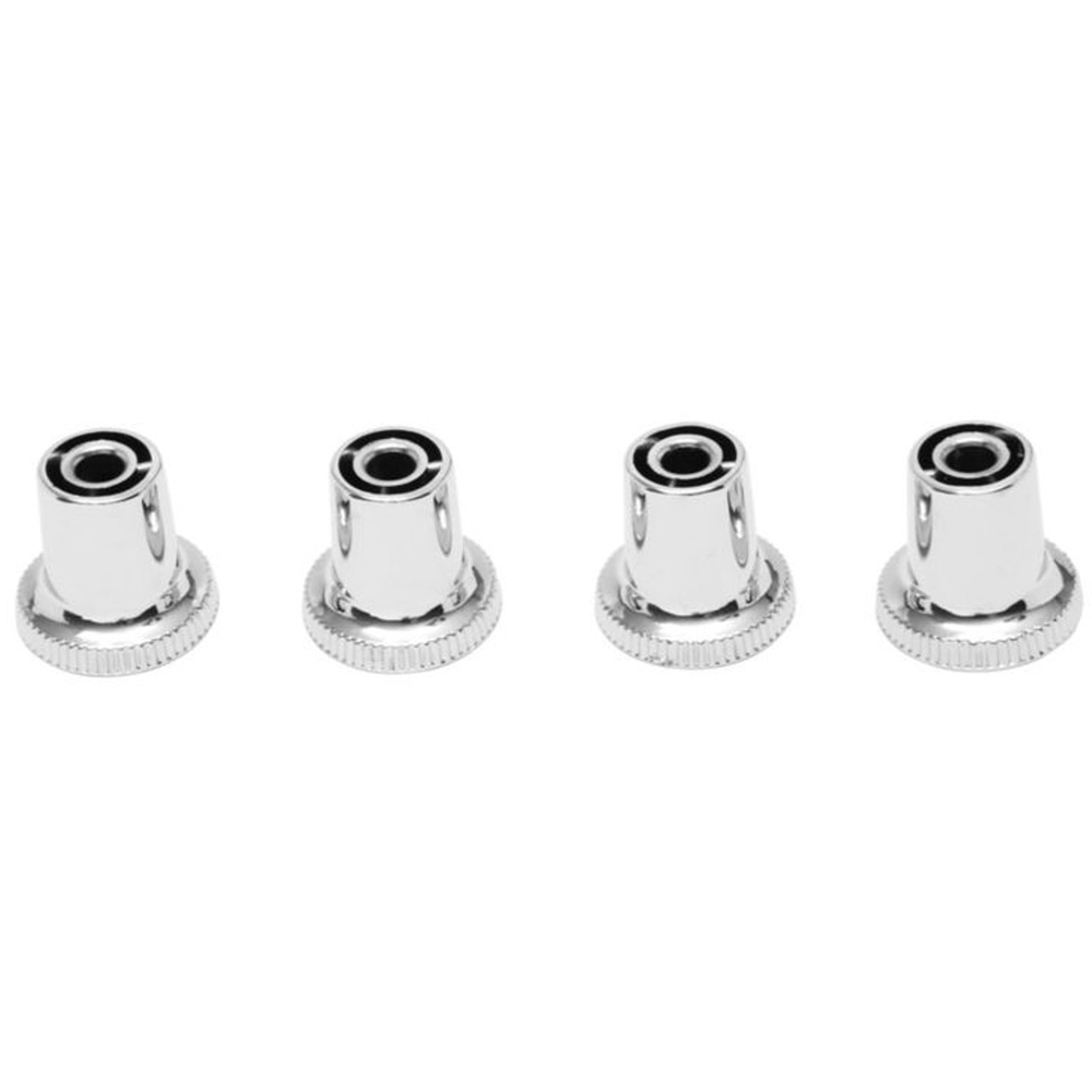 1968 Pontiac GTO/LeMans/Tempest AIR DUCT KNOBS CHROME - 4 PIECES - THESE ARE THE SMALL KNOBS THAT HAVE A FLAT FACE AND ARE USED ON THE KICK PANEL AIR VENTS | IN3481Z