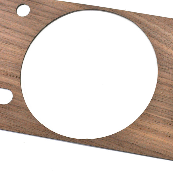 1965 Pontiac GTO/LeMans/Tempest WOOD DASH INSERT ON ALUMINUM BACKING WITHOUT A/C (DOES NOT USE WOOD ON HEATER CONTROL) | IN2976G