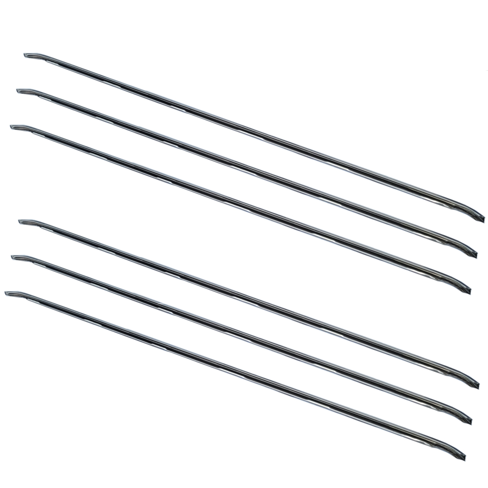 1966 Pontiac GTO/LeMans/Tempest TAIL LAMP STAINLESS MOLDING SET (6 PIECES) - WILL FIT FACTORY GM TAIL LAMP BEZELS OR OUR REPRODUCTION TAIL LAMP BEZELS | XL4213G