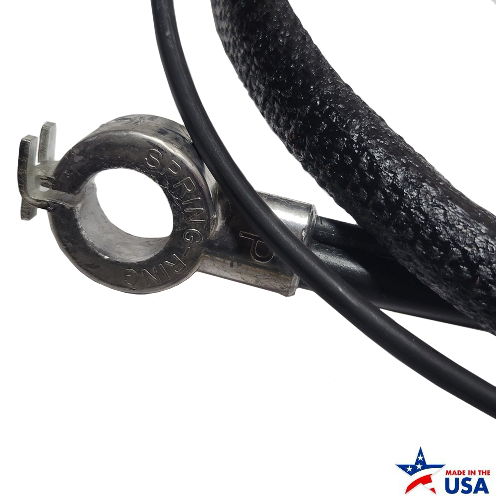 1967 Pontiac GTO/LeMans/Tempest S BATTERY CABLE, POSITIVE, V8, WITH POWER OPTIONS | 09150