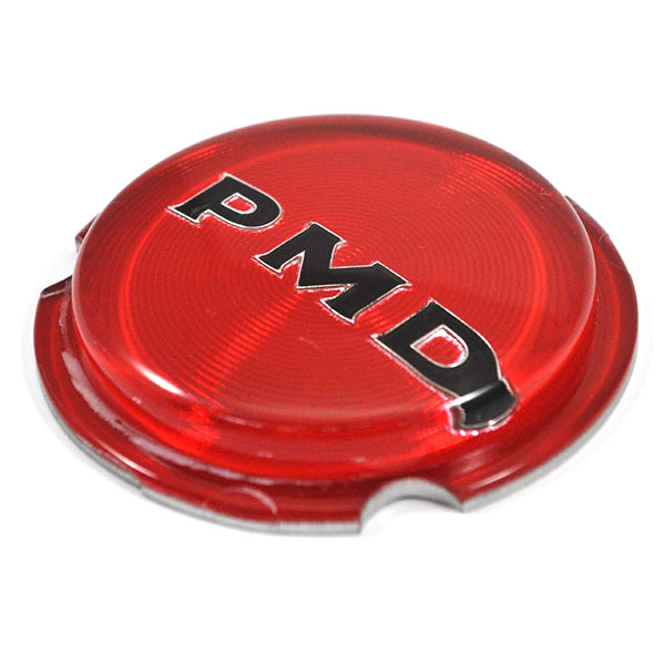 1972 Pontiac GTO/LeMans/Tempest RED PMD CENTER CAP INSERT ONLY (RED BACKGROUND WITH BLACK WRITING)  - EA | WT4055G