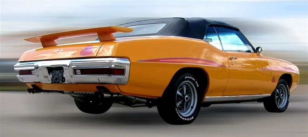 1970 Pontiac GTO/LeMans/Tempest JUDGE STRIPE KIT FOR BURGUNDY & CARDINAL RED CARS (YELLOW, RED & BLACK) | DC1830G