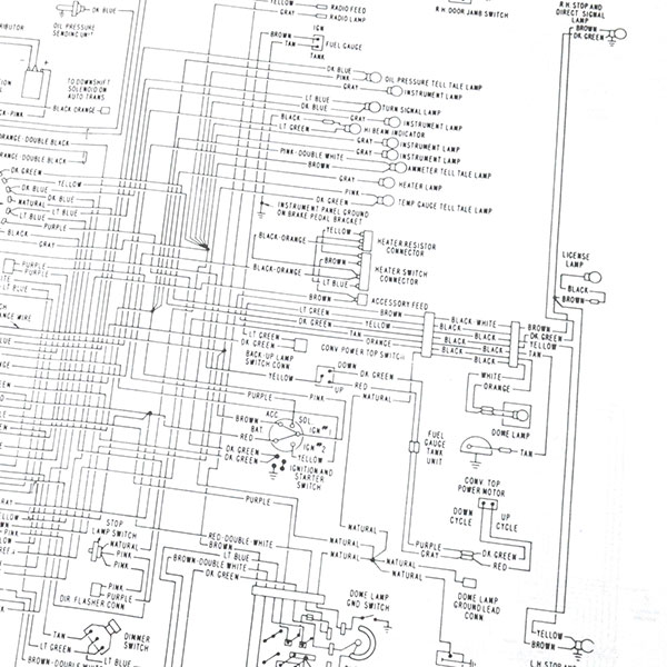 1965 Pontiac GTO/LeMans/Tempest TEMPEST & GTO WIRING DIAGRAM MANUAL | MP0045